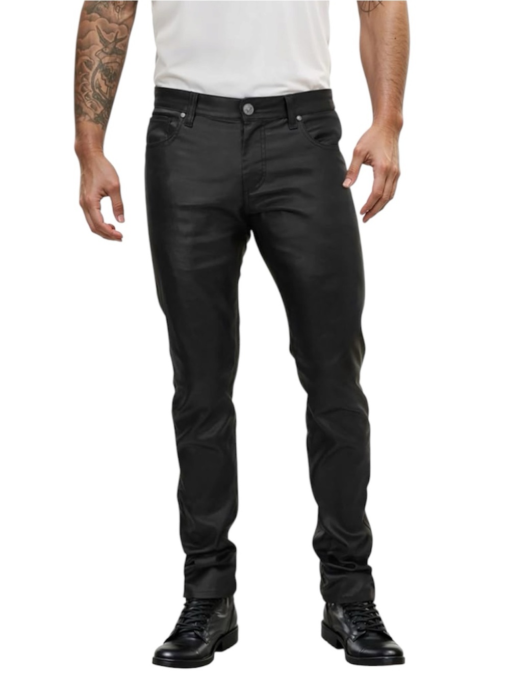 NWOT Ethanol Men's Stretch Faux Leather pants